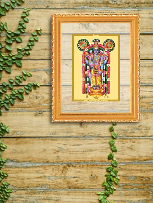double glass wall hanging frame gold plated guru vayorappan - 15325644 - Very Small Image - 1