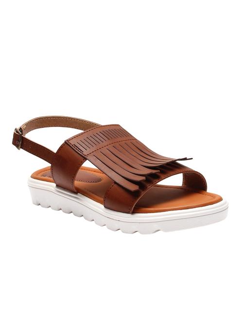brwon  back strap sandal - 15326631 - Very Small Image - 1