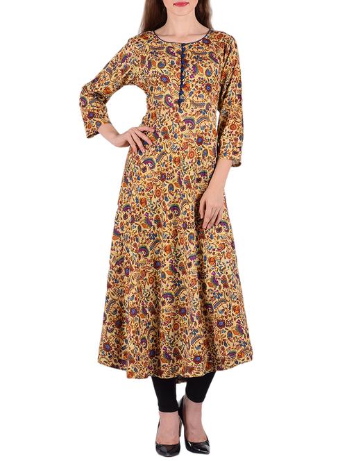 a-line printed kurta - 15328115 - Very Small Image - 1