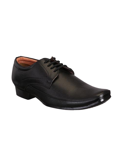 black Leather lace-up derby - 15328802 - Very Small Image - 1