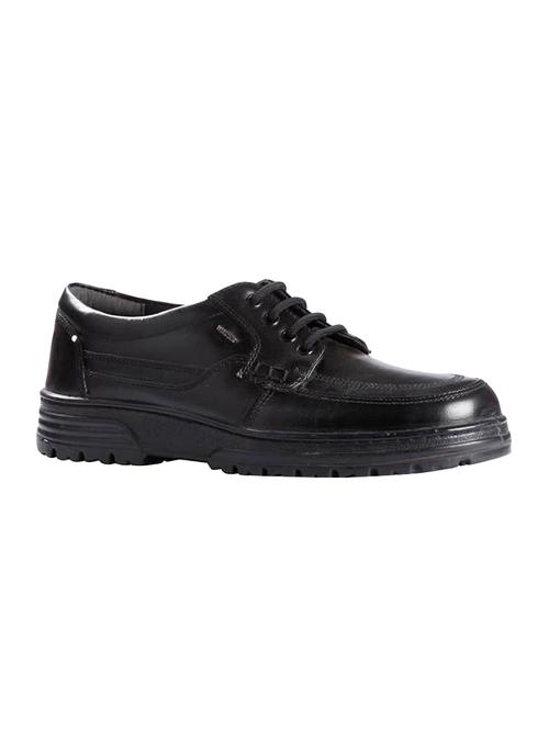 black Leather lace-up derby - 15328838 - Very Small Image - 1