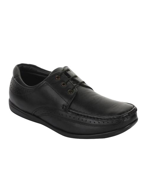 black Leather lace-up derby - 15328850 - Very Small Image - 1
