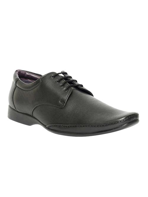 black Leather lace-up derby - 15328852 - Very Small Image - 1