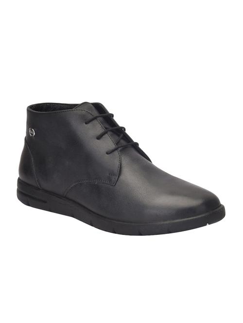 black Leather lace-up derby - 15328876 - Very Small Image - 1
