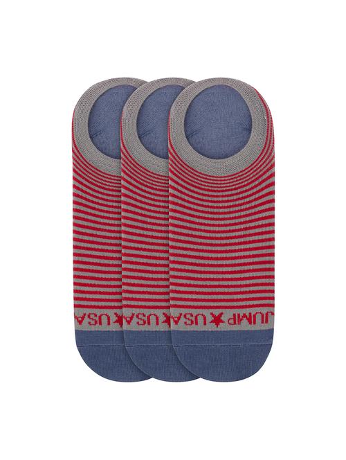 red cotton no show sock - 15329167 - Very Small Image - 1