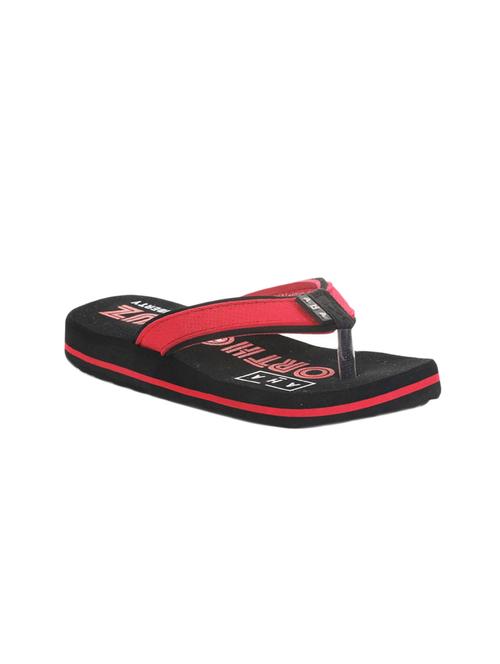 red pu slippers flip flops - 15329751 - Very Small Image - 1