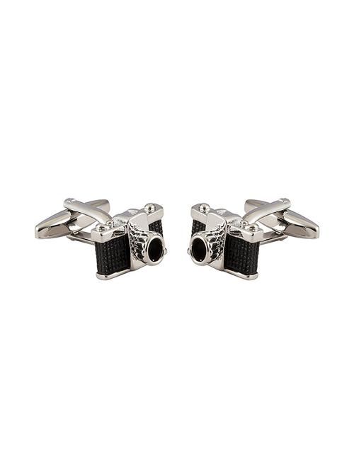 black metal cufflink - 15332017 - Very Small Image - 1
