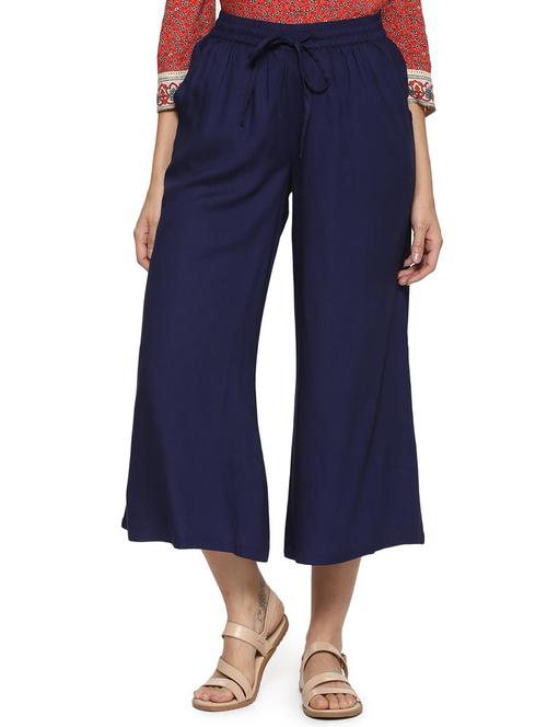 solid flared palazzo - 15333648 - Very Small Image - 1