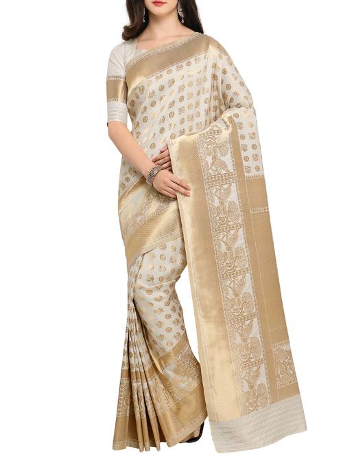 women's banarasi saree - 15333680 - Very Small Image - 1