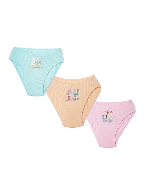 set of 3  multi colored cotton panties - 15333862 - Very Small Image - 1
