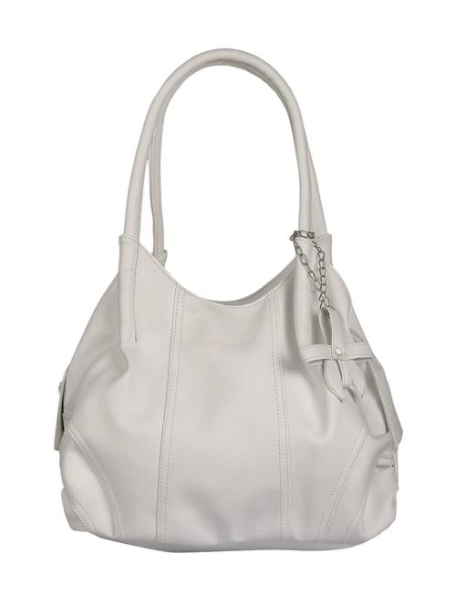 white leatherette (pu) handbag - 15335364 - Very Small Image - 1