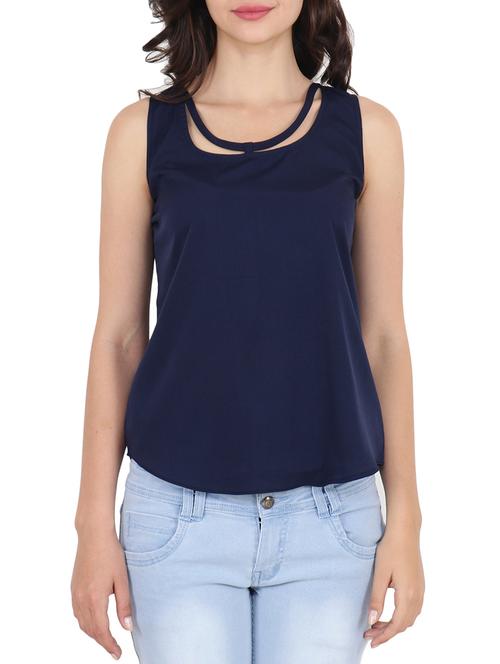 round neck sleeveless top - 15335890 - Very Small Image - 1
