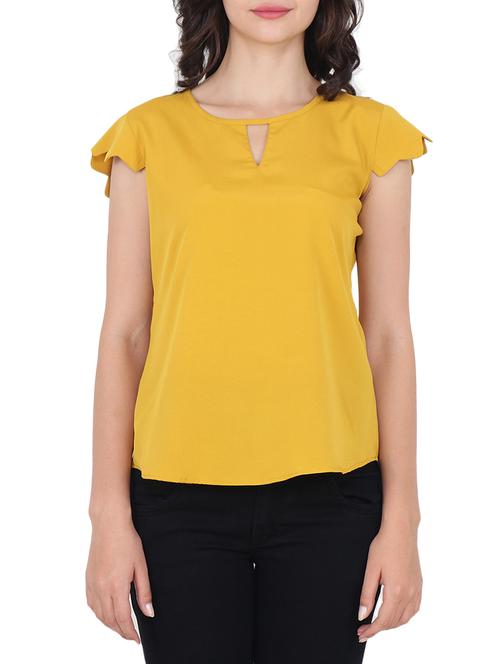 cap sleeved keyhole top - 15335907 - Very Small Image - 1