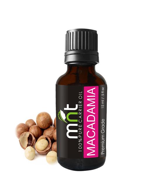 mnt macadamia cold pressed carrier oil (15ml) 100% pure natural & undiluted therapeutic grade for skin care - 15336426 - Very Small Image - 1