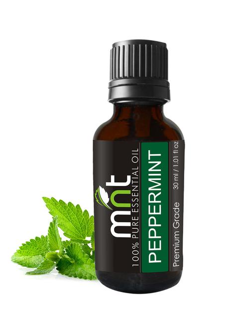 mnt peppermint essential oil (30ml) 100% pure, undiluted & natural therapeutic grade - for aromatherapy, for skin & muscles - 15336439 - Very Small Image - 1