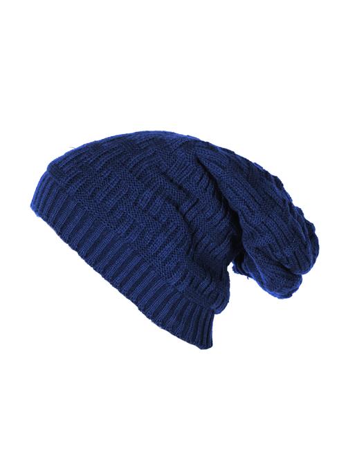 blue wool beanies cap - 15337279 - Very Small Image - 1