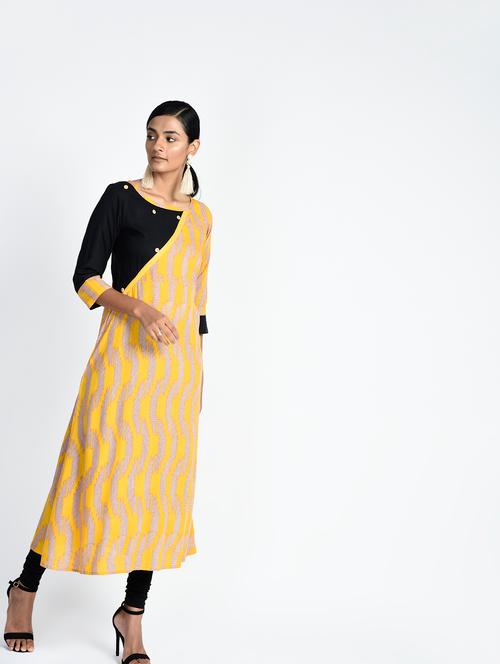 a-line printed kurta - 15337896 - Very Small Image - 1