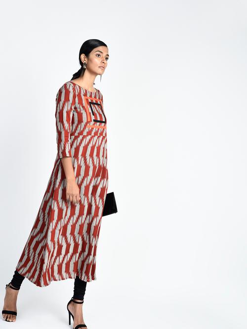 straight printed kurta - 15337898 - Very Small Image - 1