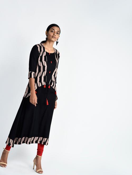 kurta with jacket kurta - 15337902 - Very Small Image - 1