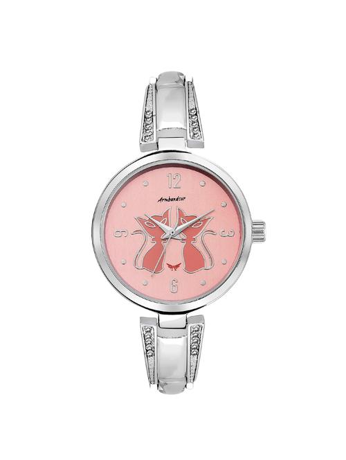 armbandsur silver case pink dial watch-abs0045gps - 15339039 - Very Small Image - 1