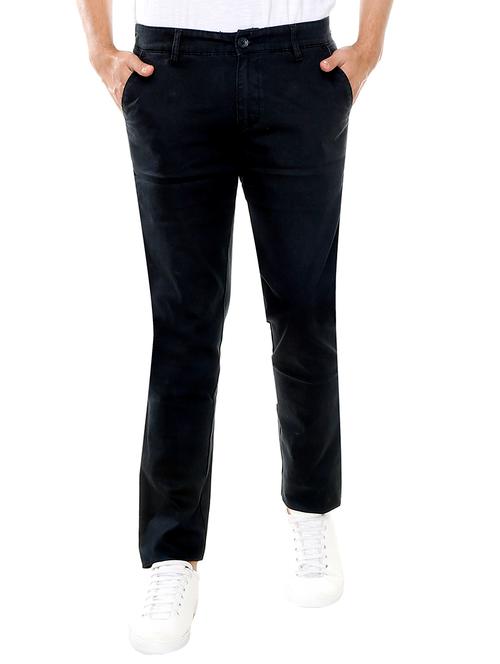 black cotton chinos - 15342762 - Very Small Image - 1