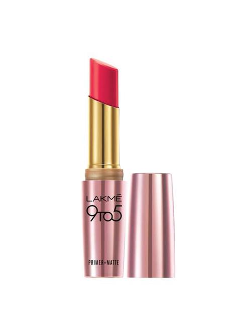 lakme 9 to 5 primer plus matte lip color  (ruby rush) - 15344520 - Very Small Image - 1