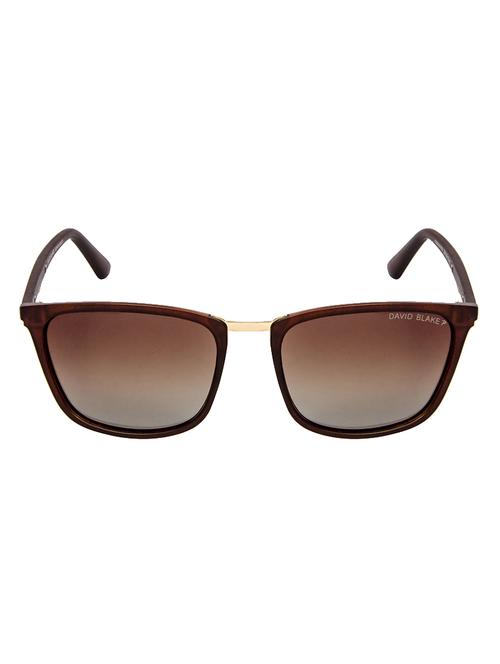david blake brown wayfarer gradient, polarised & uv protected sunglass - 15347424 - Very Small Image - 1