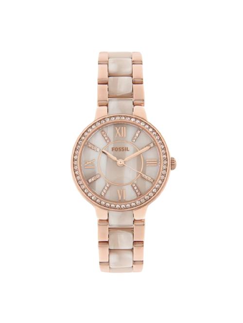 fossil virginia analog mother of pearl dial pair watch - es3965set - 15348006 - Very Small Image - 1