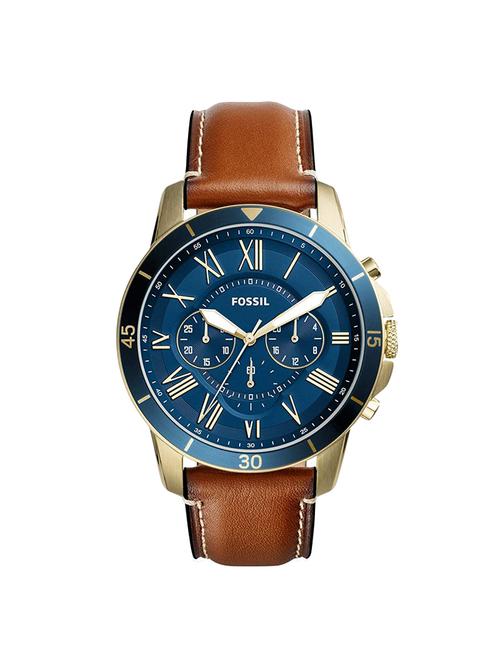 fossil analog blue dial mens watch-fs5268 - 15348295 - Very Small Image - 1