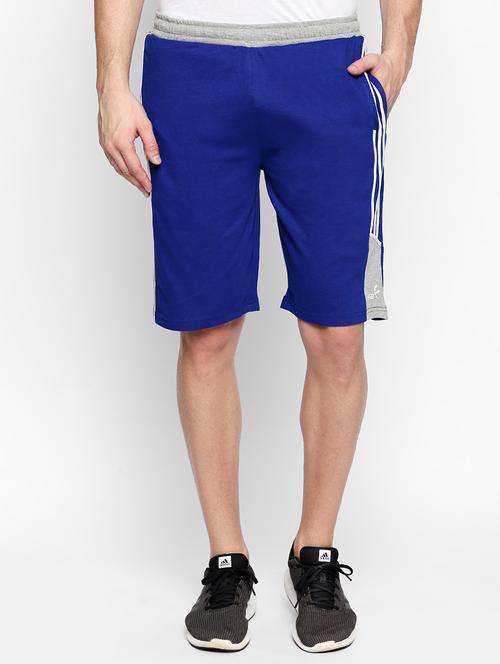 blue cotton blend shorts - 15349377 - Very Small Image - 1