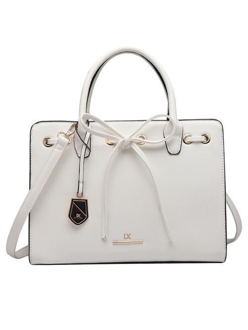 white leatherette (pu) handbag - 15350450 - Very Small Image - 1