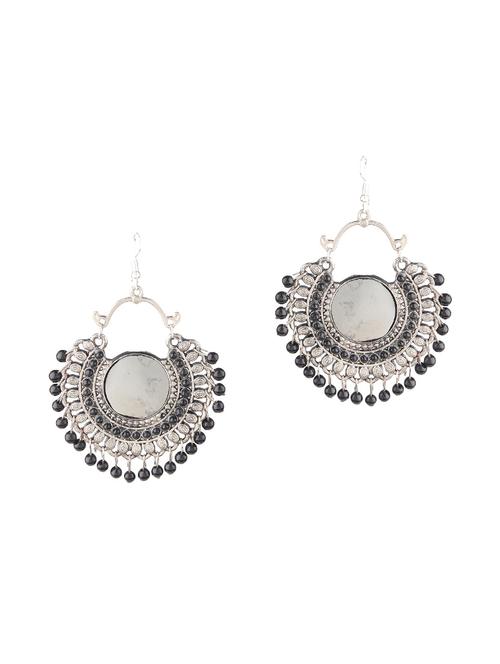 silver brass  earring - 15351895 - Very Small Image - 1