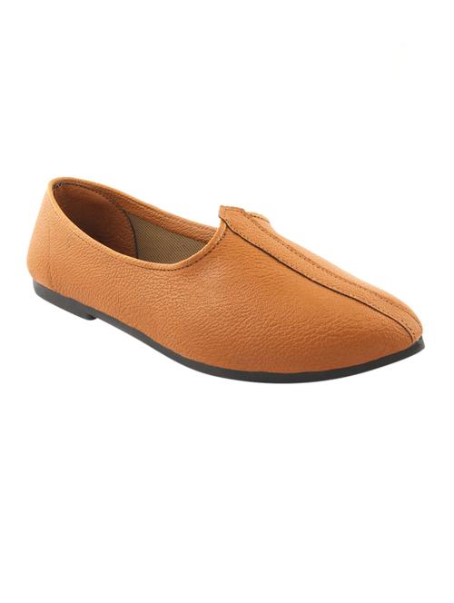 tan leatherette slip on juti - 15354050 - Very Small Image - 1
