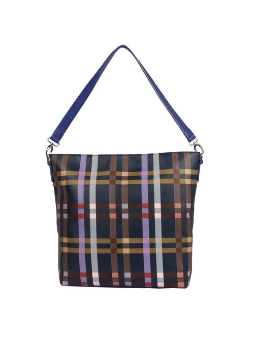 blue leatherette (pu) handbag - 15360270 - Very Small Image - 1