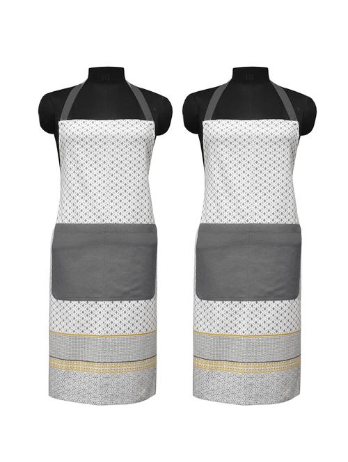 printed kitchen apron (set of 2) - 15363116 - Very Small Image - 1