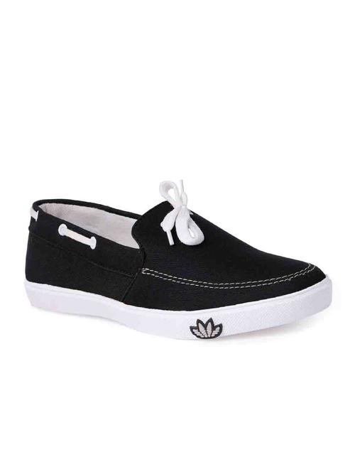 black Canvas casual slip on - 15363865 - Very Small Image - 1