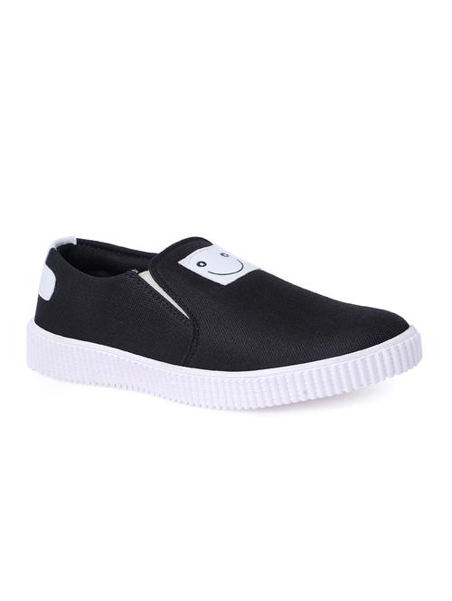 black Canvas casual slip on - 15363882 - Very Small Image - 1