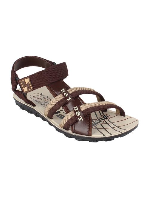 brown polyester back strap floaters - 15366080 - Very Small Image - 1