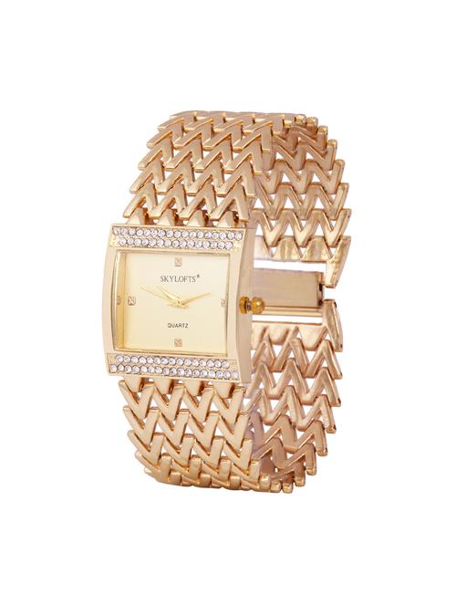 skylofts 18k gold plated bracelet women watch - 15371123 - Very Small Image - 1