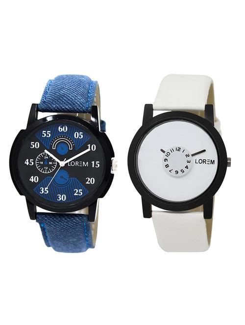 lorem  lr8-34 round dial analog wrist watch - 15374644 - Very Small Image - 1
