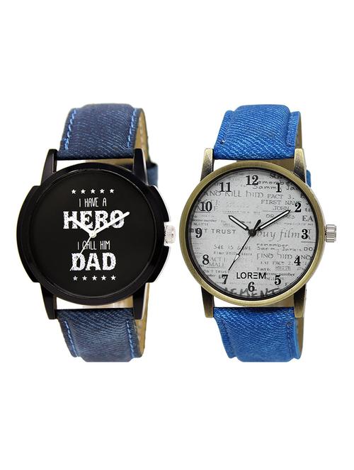 lorem  lr2-5   black round boy's leather  wrist watch - 15374791 - Very Small Image - 1