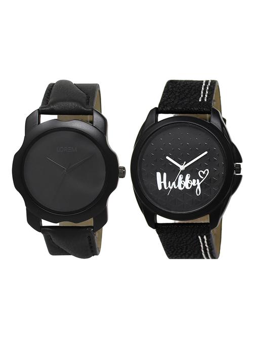 lorem  lr5-16  round dial boy's leather wrist watch - 15375076 - Very Small Image - 1