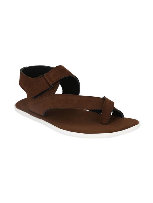 brown suede back strap sandals - 15375366 - Very Small Image - 1
