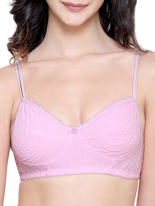 floral patch solid bra  - 15375576 - Very Small Image - 1