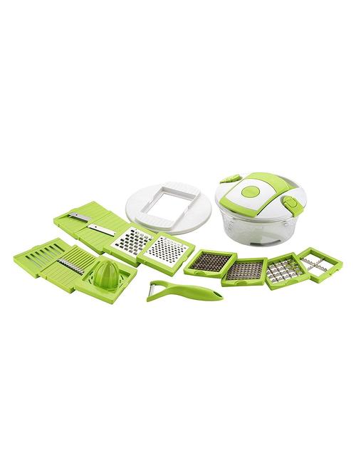 11 in 1 round vegetable & fruits cutter, slicer, dicer grater & chopper, peeler - 15376381 - Very Small Image - 1