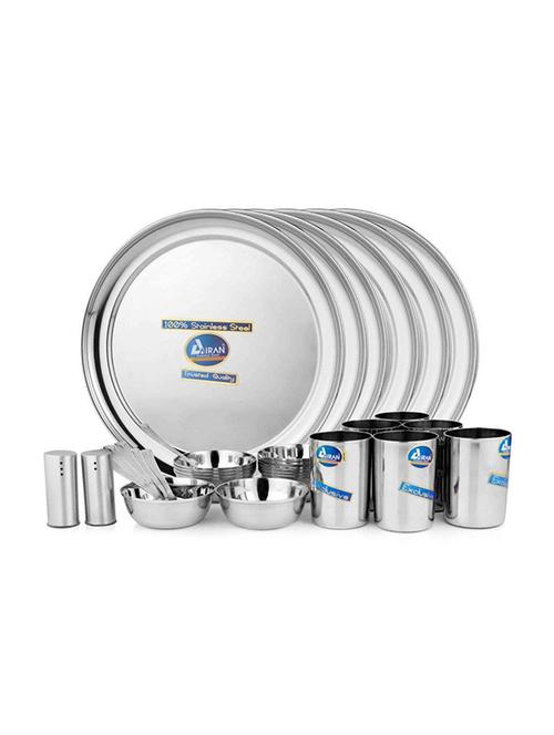 rajbhog plain dinner set of 31 pcs - 15376507 - Very Small Image - 1