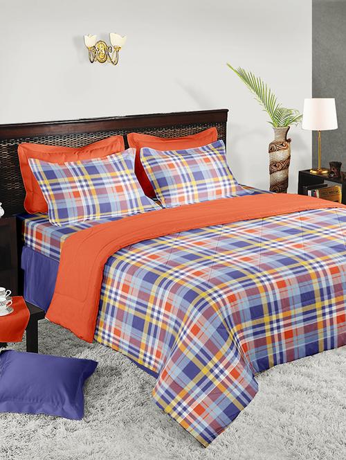 cotton single comforter (super silken filling - 100% cotton fabric) - 15380902 - Very Small Image - 1