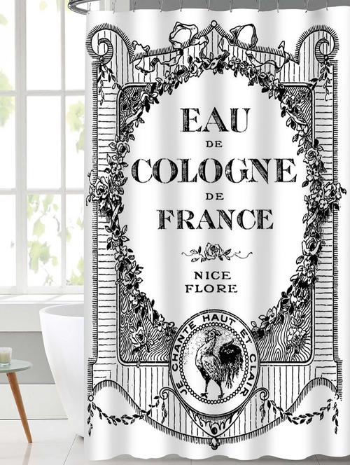 shower curtain with 12 eyelets and 12 hooks - 15384857 - Very Small Image - 1