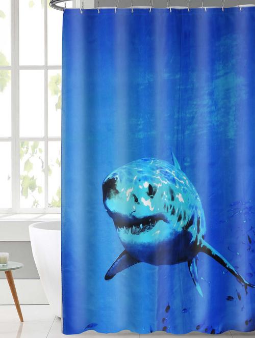 shower curtain with 12 eyelets and 12 hooks - 15384863 - Very Small Image - 1