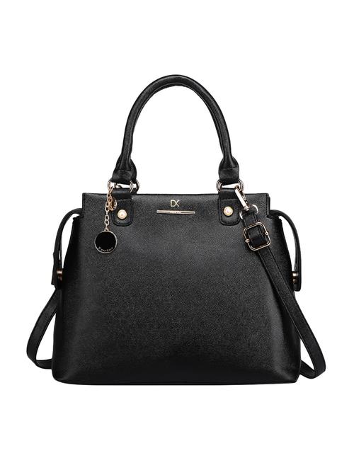black leatherette (pu) handbag - 15386306 - Very Small Image - 1
